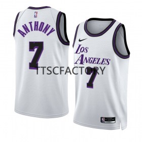 Dres Los Angeles Lakers Carmelo Anthony 7 Nike 2022-23 City Edition Bijela Swingman - Muške